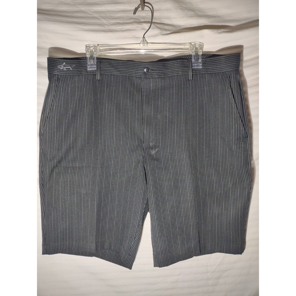 Greg Norman Mens Golf‎ Shorts Pinstripe Black Size 38